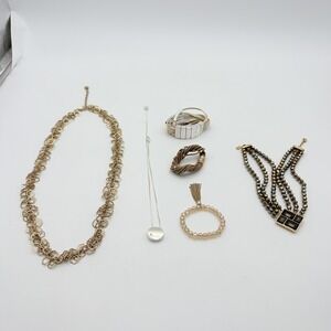 MW Jewelry Lot Womens Necklaces Bracelets Set Mixed Materials Fashion Multicolor